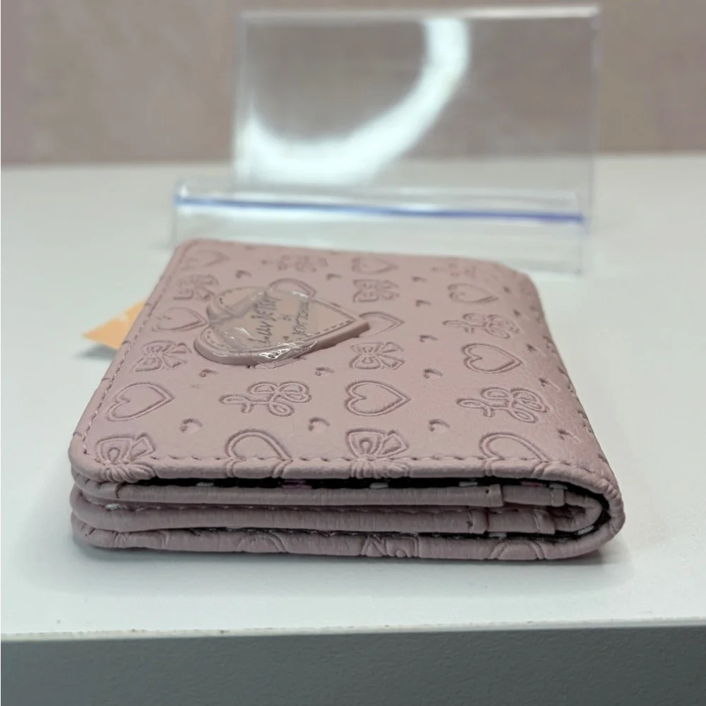 Love Betsey Blush Heart & Bow Embossed Wallet - Picture 8 of 13